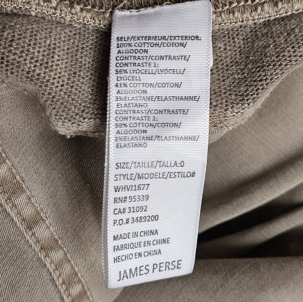 James Perse Mixed Media Pant - Picture 7 of 10